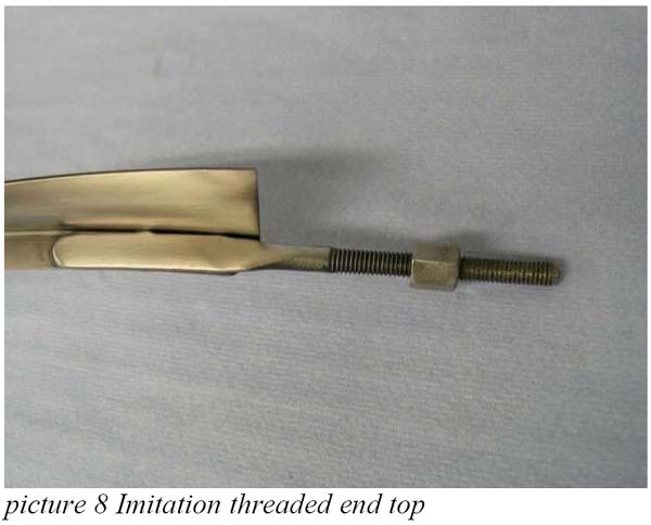 Imitation soldered type of shearing spiral blades